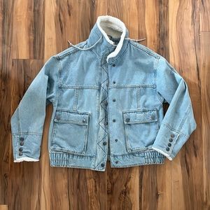 Free People We The Free Denim Bomber, in XS